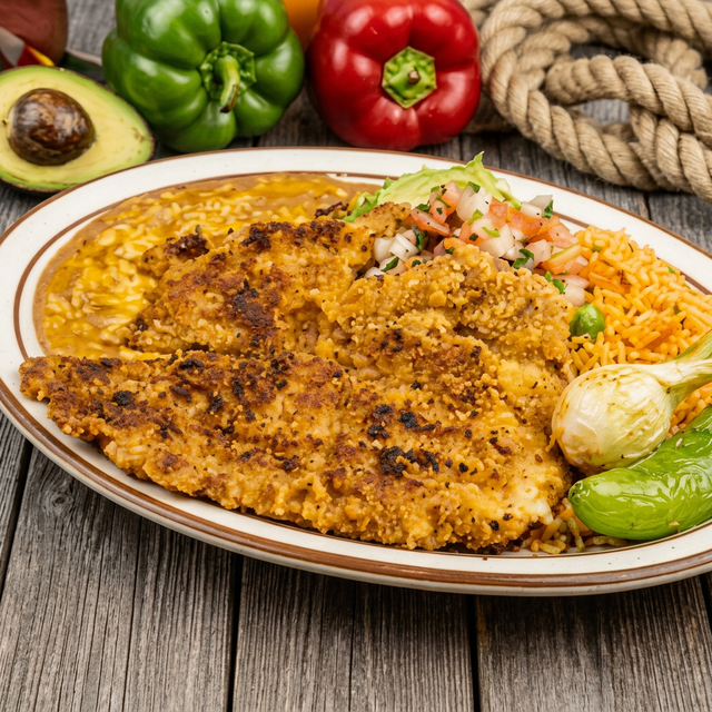 Milanesa de Pollo.